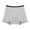 Gray, variant on Nexjvus Women Period Underwear 100% Cotton Boxer Brief High Waist Leak Proof Panties Size S-4XL