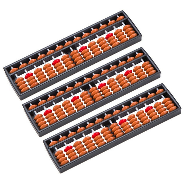3 Pcs Abaques Traditionnels Éducatifs pour Enfants Abaques Portables pour Compter