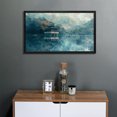 thumbnail image 3 of Asian Landscape Painting Abstract Wall Art Longmen Grottoes Wall Decor Framed Canvas Wall Art For Home Decoration, 3 of 8