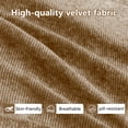 thumbnail image 6 of Aukfa 79" Boneless Couch Deep Seat Loveseat Cloud Sofa for Living Room Bedroom, 2 Pillows, Velvet, Brown, 6 of 8