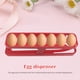 thumbnail image 3 of Soporte para huevos de nevera de 2 niveles, estante para huevos doméstico con desplazamiento automático, suministros de cocina, 3 of 7