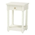 thumbnail image 3 of bali & pari Terentia Mid-Century Nightstand, 1-Drawer, White, 3 of 10
