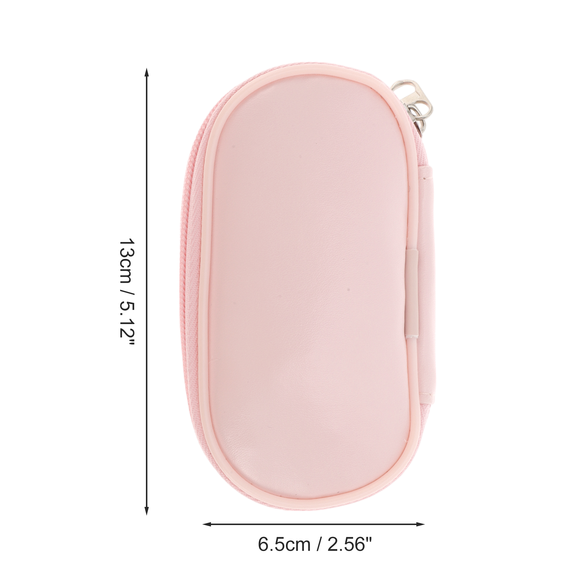 Unique Bargains 1 Set Lightweight Makeup Brush for Travel Pink