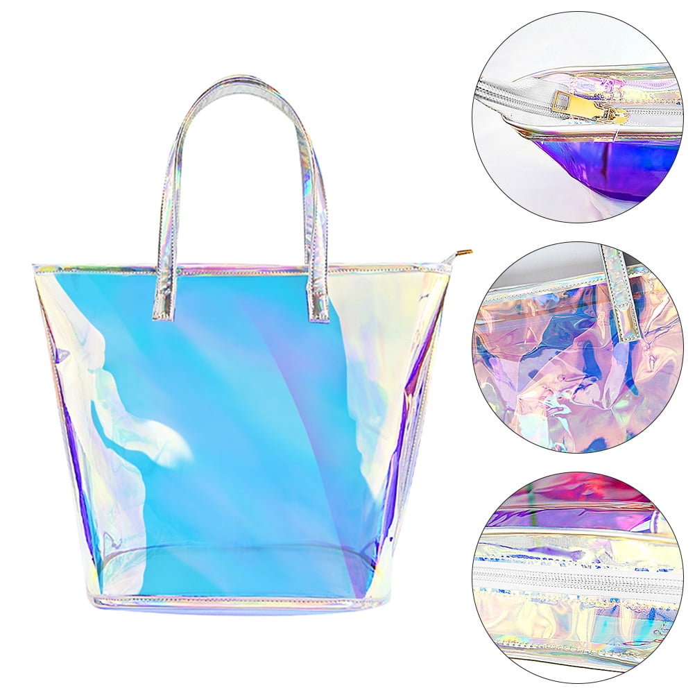 Holographic best sale beach bag