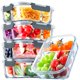 thumbnail image 1 of Juego de 5 Contenedores de Vidrio VERONES para Preparación de Comidas, 36 oz con 3 Compartimentos, 1 of 7