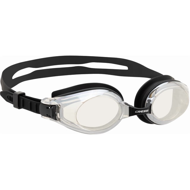 Gafas de natación Cressi Nuoto 3.0 negras con lentes espejadas
