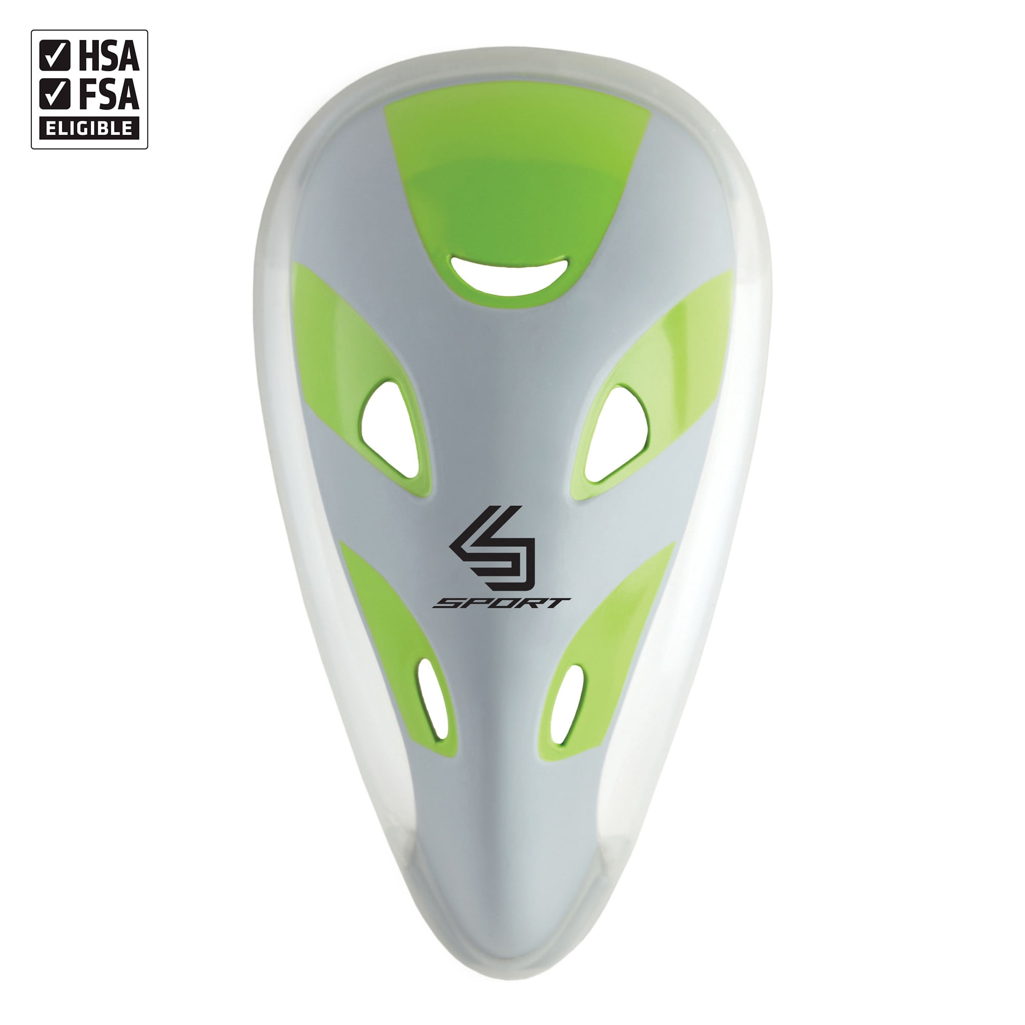 (3 pack) Shock Doctor, Protective Flex Cup, Youth, S, White and Green
