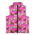 thumbnail image 4 of chaqlin Horse Vest for Girls 10-12 Trendy Y2K Zip Up Vests Coat Flower Sleeveless Athletic Jacket Lightweight Sports Tops with Pockets Spring Winter Clothes, 4 of 6