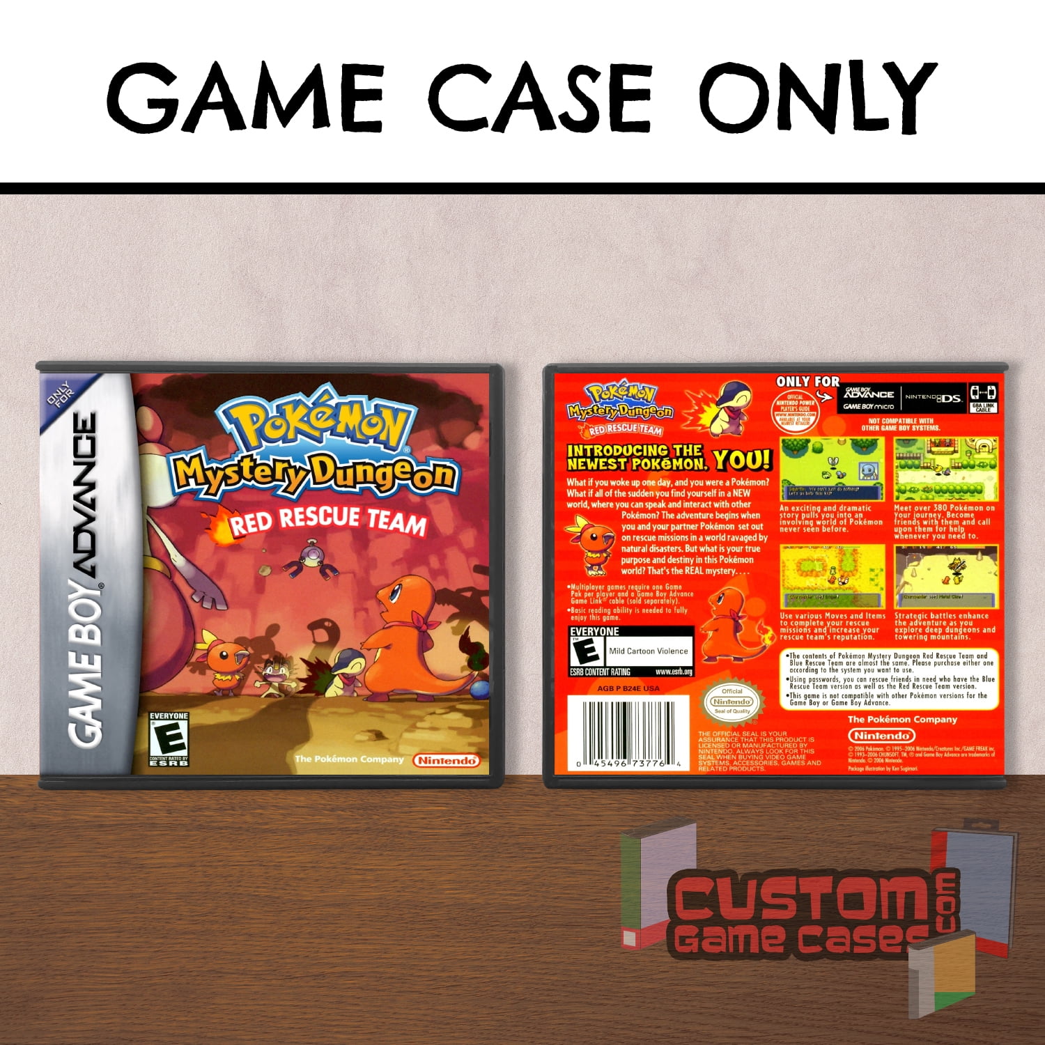 Pokemon Mystery Dungeon: Red Rescue Team Game Boy Advance Authentic Saves  45496737764