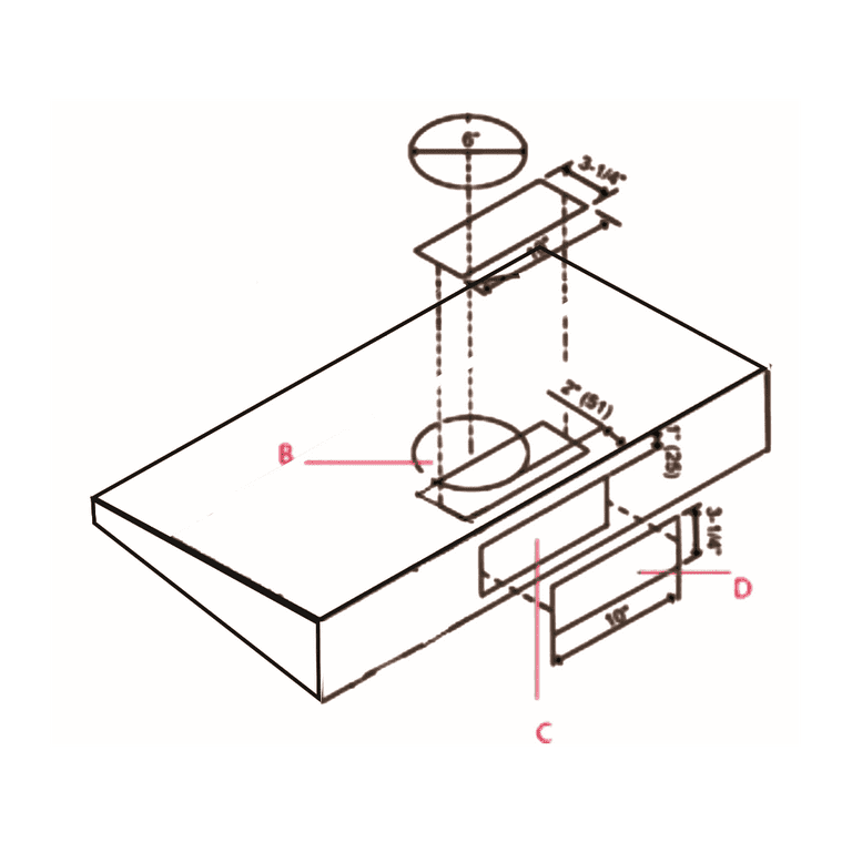 Rear Vent --- LiveTech Stainless Steel 30 Under Cabinet Range