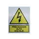 thumbnail image 1 of Letrero Señalización Precaución Alto Voltaje KARLEN 20 x 25, 1 of 1