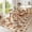Camel, variant on HIWEAVER Camel 8' x 10' Modern Geometric Easy Jute Area Rug for Living Room Washable Checkered Print Indoor Outdoor Carpet Non-Slip Stain-Resistant Kitchen Throw Mat Low Pile Patio Rug Decor