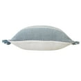 thumbnail image 4 of Ox Bay Bailey 24" x 24" Blue/White Striped Polyester Adult Decorative Indoor/Outdoor Throw Pillow, 4 of 9