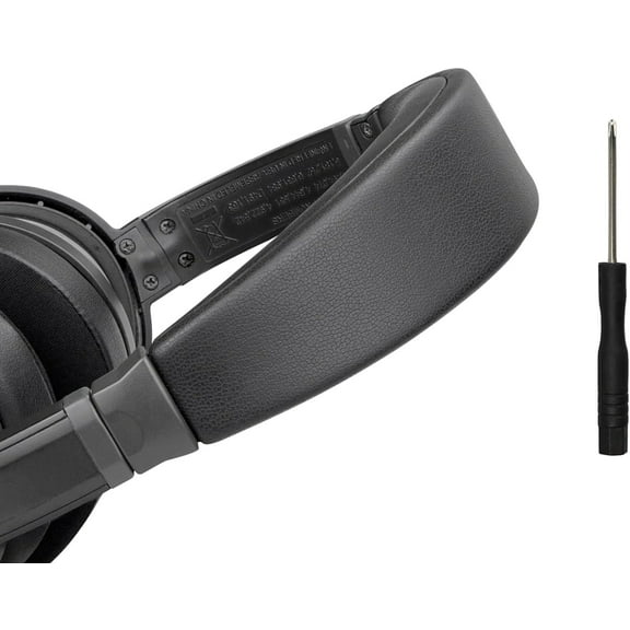 SOULWIT Replacement Headband Pad Kit for Bose QuietComfort 15(QC15)/QuietComfort 2(QC 2) Headphones, Easy DIY Installation - Black