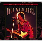 Full title: Blue Wild Angel: Live At The Isle Of Wight. Includes a 24-page booklet. Personnel: Jimi Hendrix (vocals, electric guitar); Billy Cox (electric bass); Mitch Mitchell (drums). Producers: Janie Hendrix, Eddie Kramer, John McDermott. Recorded live at The Isle Of Wight, England on August 30, 1970. Includes liner notes by Keith Altham. All tracks have been digitally remastered. Released two weeks before what would have been Jimi Hendrix's 60th birthday, BLUE WILD ANGEL: JIMI HENDRIX LIVE AT THE ISLE OF WIGHT is an 11-track highlight sampler of what ended up being the last concert given by the legendary guitarist. Backed by Experience drummer Mitch Mitchell and Band Of Gypsies bassist Billy Cox, Hendrix took the stage on August 30th 1970 at around three in the morning. Despite being less than thrilled with playing at such a late hour, the Seattle native still delivered a dazzling set. Opening with an instrumental version of "God Save The Queen" meant to rouse the crowd, Hendrix put together a set that found him paying homage to the Beatles ("Sgt. Pepper's Lonely Hearts Club Band"), Bob Dylan ("All Along The Watchtower"), and his blues roots ("Red House"). Also preserved is much of Hendrix's between-song banter including an anti-war intro to a nearly 20-minute version of "Machine Gun" dedicated to soldiers fighting in Vietnam, which heaves, sighs, and roars through waves of distortion-laced improvisation. Other highlights include killer versions of less-iconic Hendrix gems including "Dolly Dagger" and "Hey Baby (New Rising Sun)."