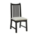 thumbnail image 3 of Linon Stanton Dining Chair, Set of 2, Black/Silver, 3 of 11