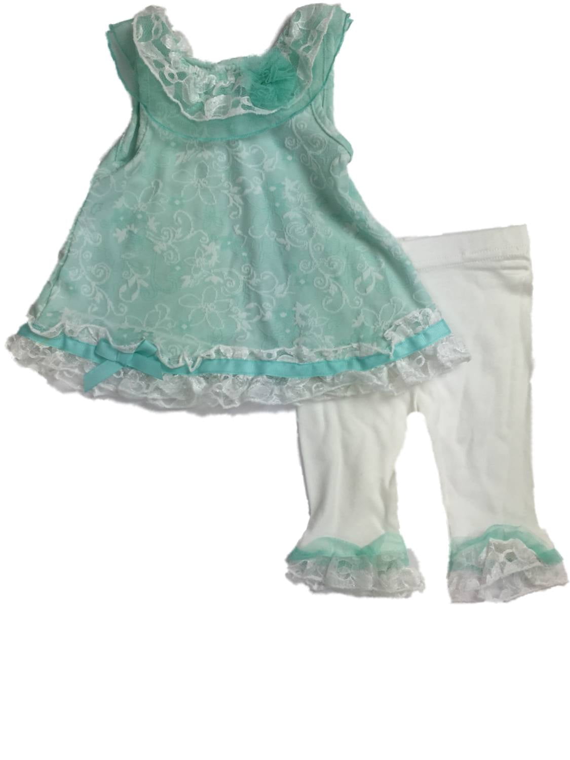 mint and white outfit