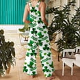 thumbnail image 4 of Saint Patrick's Day Printed Women Overalls Festival Jumpsuit Plus Sizes Work Bibs Coveralls Romper, 4 of 6