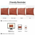 thumbnail image 7 of PiccoCasa 2 Pcs Microfiber Pillowcases, Orange Zipper Closure, 7 of 7