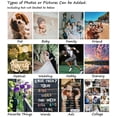 thumbnail image 5 of Personalised Photo Fleece Blanket Customized Throw with Picture Birthday Wedding Gift for Adult Baby Pet (12 photos, 32”x48” (80x120cm)), 5 of 6