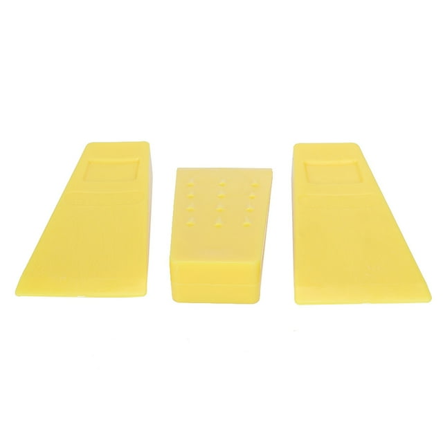 Cuñas para cortar árboles, 3 piezas de plástico de 5,5 pulgadas, cuñas de corte de motosierra altas, herramienta de carpintería, respuesta rápida