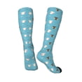 thumbnail image 4 of Fotbe Cat Fish print Women's Men's Novelty Crew Socks Cotton Socks Knee High Socks for Walking,Running,Nurses,Pregnancy, 4 of 9