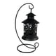 thumbnail image 4 of Linterna candeliere Candelero Linterna con soporte para decoración de bodas de del Interior Negro Colco Candelabro de hierro hueco, 4 of 8