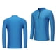 thumbnail image 5 of pstuiky camisas de manga larga para hombre, Sudadera deportiva de manga larga con cuello alto, cremallera y color sólido de secado rápido para hombre camisetas de hombre xl, 5 of 6