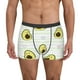 thumbnail image 1 of Balery Avocado of a Hear Calzoncillos bóxer para hombre, ropa interior de algodón suave y transpirable con cinturilla de nailon-X-Large, 1 of 5