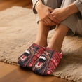 thumbnail image 3 of Chaqlin Funny Bohemian Horse Home Shoes Soft Plush Fuzzy Comfy Non Slip Indoor Outdoor Slippers Warm Cozy Memory Foam Sole Lightweight For Women, 3 of 7