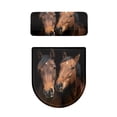 thumbnail image 2 of HELLHERO Horse Durable Round Toilet Lid Dust Cover Stretch Elastic Fabric, Adjustable, Elastic Bottom 17"x21", 2 of 8