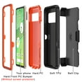 thumbnail image 4 of NIFFPD Pixel 7 Pro Case with Belt-Clip Holster, Heavy Duty Drop Protection Shockproof Protective for Google Pixel 7 Pro Case Black&Orange, 4 of 5