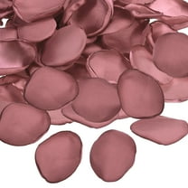 Uxcell Silk Rose Petals, Artificial Flower Scatter Fake Rose Petals for Wedding Table Decoration Proposal Aisle, Deep Dark Pink 200 Pcs