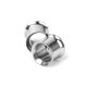 thumbnail image 3 of 2 PCS 00 Calibre 10 mm Oreja Camilla Tapón Acero Inoxidable Hugo 00 Calibre 10mm Túnel de acero inoxidable del enchufe de oído del ampliador del ensanchador, 3 of 10