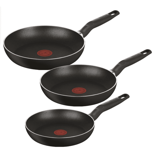 Juego de Sartenes T-fal Easy Cook 20/24/26 cm Antiadherente Negro