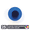 Blue, variant on 25 Units Acrylic Circle Blanks 1/8" Thick – Tranlucent Colors – (Size 1") Made in USA