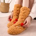 thumbnail image 5 of Calentador De Pies Para Mujer, Calcetines De Dormir Suaves, Calcetines Para Casa, Calcetines De Lino, Calcetines Térmicos, Calcetines Portátiles, Calcetines De Algodón, Para Dormitorio, 5 of 5