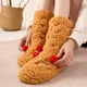 thumbnail image 5 of Calcetín Calcetines de dormir para mujer, calcetines cómodos y suaves para estar calentita en casa, color verde Rkxzt, 5 of 5