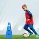 thumbnail image 4 of Conos de entrenamiento deportivo de 23 cm | Marcadores de obstáculos multifuncionales de 23 cm para ejercicios de fútbol, baloncesto y fútbol americano | Práctica de agilidad, coordinación y juego, 4 of 4