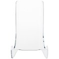 thumbnail image 1 of Plymor Clear Acrylic Flat Back Easel With Shallow Support Ledges, 6" H x 4" W x 3.25" D, 1 of 4