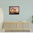 thumbnail image 2 of Stupell Industries Tropical Palm Tree Sunset Summer Pier Docks Photograph Jet Black Floating Framed Canvas Print Wall Art, Design by Jeff Poe Photography, 2 of 5