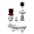 thumbnail image 2 of Juego De Baño De Accesorios De Casa De Muñecas De 10 Piezas Para Decoración De Habitación Zulema Bañera de casa de muñecas, 2 of 8