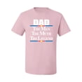 thumbnail image 2 of Wild Bobby,Dad The Man The Myth The Legend Best Daddy Father Gift, Father's Day, Men Graphic Tees, Light Pink, 5XL, 2 of 3
