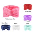 thumbnail image 2 of Paquete de 6 diademas suaves de lana Coral para mujer, bandas para la cabeza de Spa, turbante, lazo a la moda, tocados de encaje, 2 of 3