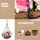 thumbnail image 2 of Flores artificiales colgantes en cesta para exterior. Cesta colgante para exterior. Planta artificial para exterior., 2 of 7