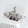 thumbnail image 5 of Cute Elephant Mouse Pad, Mouse Pads for Desk, Office Non-Slip Rubber Base Wireless Mouse Pad for Laptop, Cute Woodland Animal, Gifts for Women Girl Teens 10x12 Inch, 5 of 7
