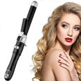 thumbnail image 1 of Automatic Rotating Curling Iron 28mm Barrel for Beach Curls & Waves, Titanium Hair Curler with LCD Display & Adjustable Temp, 1 of 5