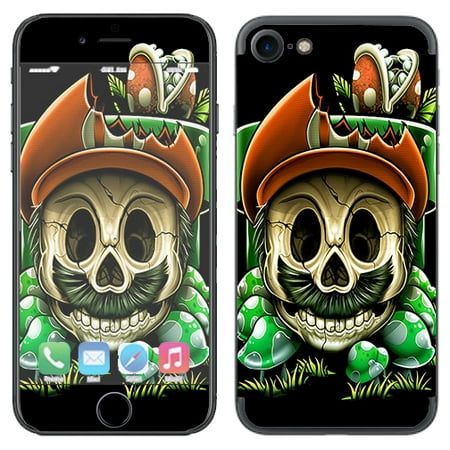 Skin Decal Vinyl Wrap For Apple Iphone 7 Or Iphone 8 / Gangster Mario (Best Gangster Games For Iphone)
