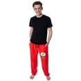 thumbnail image 2 of DC Comics Men's The Flash Classic Logo Loungewear Sleep Pajama Pants, 2 of 5
