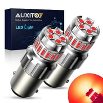 AUXITO Brilliant Red 1156 LED Brake Light Bulbs, 300% Brighter BA15S 7506 1003 1141 P21W LED Replacement Bulb for Tail Light, Pack of 2